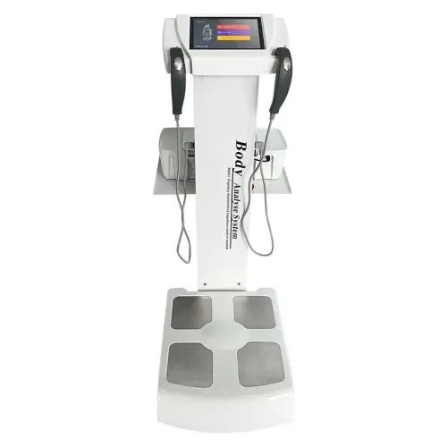 GS Body Composition Analyzer - Handheld Body Fat Detector for Gyms, Multi-Frequency BIA Technology, 8-Point Electrode System [Body Fat Analyzer, Fitness Tracker]