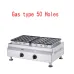 LPG Gas Type 100/50/25 Holes Poffertjes Maker Machine - Mini Pancake & Waffle Grill with Teflon Coating