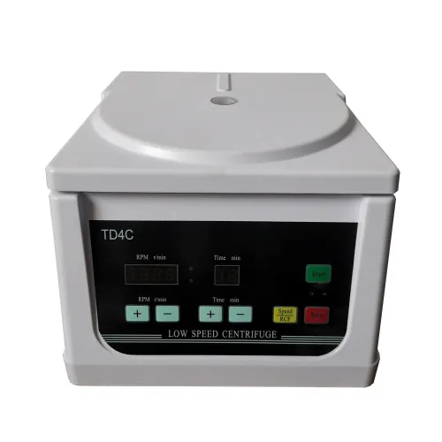 TD4C laboratóriumi centrifuga - Alacsony sebesség 4000 ford./perc, 2150xg, Brushless Motor, 5 ml-50 ml Tubes, Plazma szérum PRP PRF elválasztás