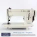Portable Walking Foot Zigzag Stitch 9'' Arm Heavy-Duty Sewing Machine 106-RPL for Leather & Heavy Fabrics