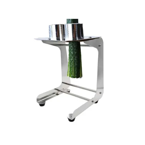 Manual Cut Cucumber Strips Machine - Stainless Steel Cucumber & Carrot Cutter for Sushi Shops [Commercial, 6-16pcs]