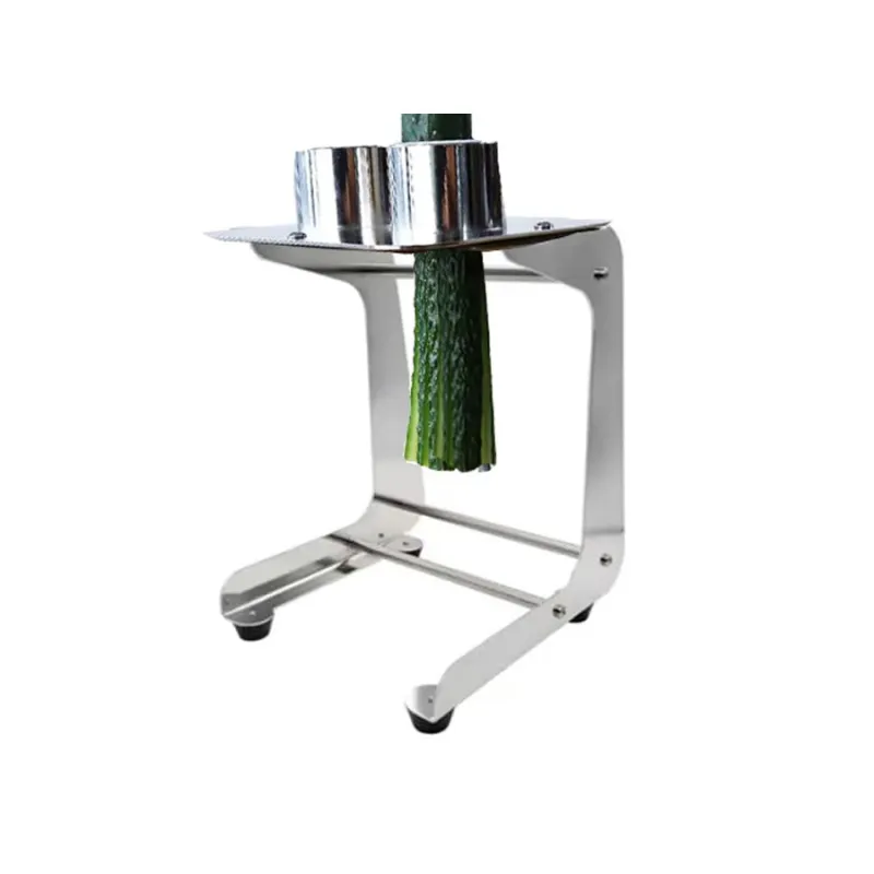 Manual Cut Cucumber Strips Machine - Stainless Steel Cucumber & Carrot Cutter for Sushi Shops [Commercial, 6-16pcs]