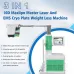 Medbeier 10D EMS Cold Laser Lipolysis Maxlipo Master - 635nm & 532nm Red Green Light, 2-in-1 Cryo Pads Lipo Laser Slimming Machine