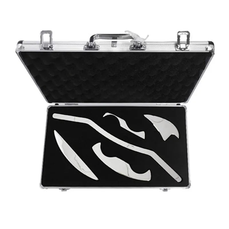 Medische kwaliteit roestvrijstalen Gua Sha schraper - IASTM-instrumenten voor myofasciale release, fysiotherapie en pijnverlichting [Gua Sha, IASTM-instrumenten, fysiotherapie]