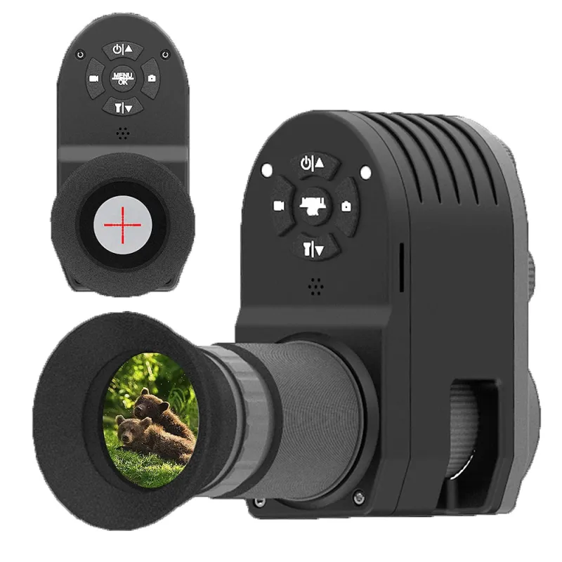 Megaorei M4 4X Digital Zoom Monocular with 300M Infrared Night Vision for Hunting & Video Recording