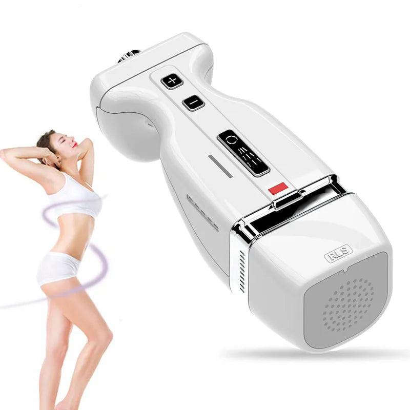 Mini HIFU Ultrasonic Massager RF Body Slimming Device - Anti Cellulite, Fat Removal, Wrinkle Reduction, Weight Loss Machine