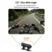 Kamera motocyklowa WiFi bez ekranu Ultra HD 2K + 2K GPS Motocykl DVR 1440P Podwójny obiektyw Wodoodporny Moto Dash Cam Rejestrator
