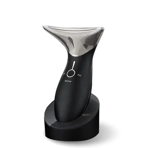 Ms.W 5-in-1 Anti-Aging Face & Neck Lifting Massager - High Frequency Vibration, Heating, USB Charging, Portable Beauty Tool