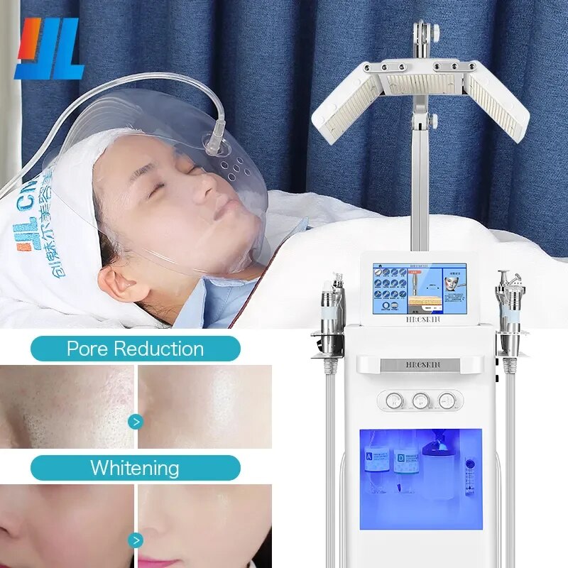 14-in-1 Multifunctional Hydrafacial Machine for Skin Rejuvenation, Pore Cleansing & Lifting [Diamond, Aqua, Oxygen Jet]