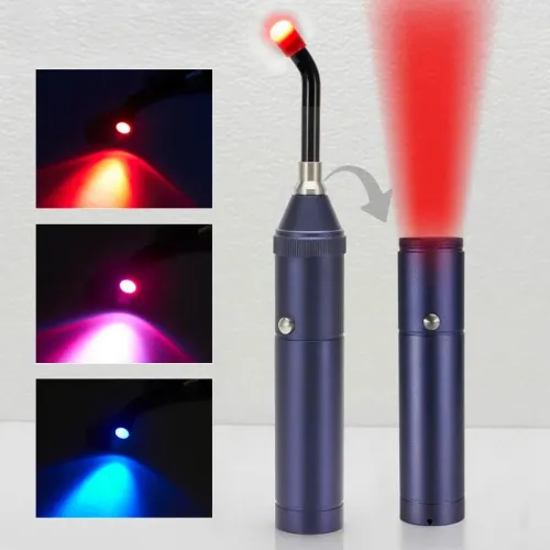 NEW Infrared Light Therapy Device for Cold Sores, Pain Relief, Skin Care - 660nm 850nm LED Light Therapy Wand for Mouth, Nose, Ear, Knee, Feet, Hands, Ankle