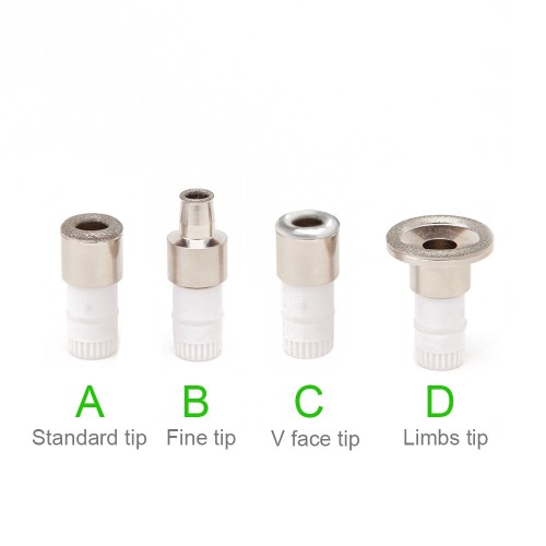 NEWDERMO Diamond Microdermabrasion Tips for Skin Rejuvenation, Face-lifting, and Peeling SPA Exfoliation [Diamond Dermabrasion, Skin Rejuvenation]