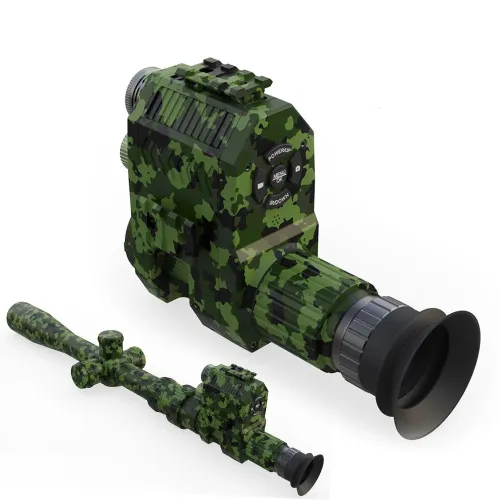 NK007 Night Vision Monocular 1080P Infrared Scope with 200-400M Range, Rechargeable Battery & Multi-Language Support