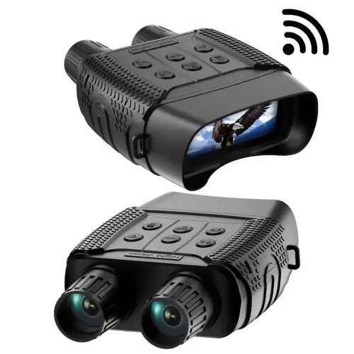 NV3182 WIFI Night Vision Binoculars - 300m Infrared Hunting Telescope, 960P HD Video, 4X Zoom, Camping & Travel Gear