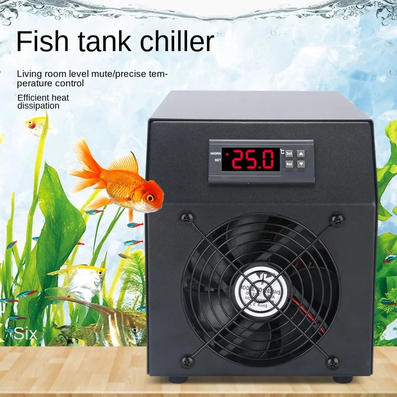 200W Aquarium Waterkoeler & Verwarmingssysteem, 60L Aquariumkoeler, 10-40℃ Constante Temperatuur, Duurzame Koeling [Aquariumkoeler, Aquariumkoeler]