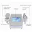 6-in-1 120K Cavitation Vacuum 5D Ultrasonic Body Slimming Machine for Fat Burning, Cellulite Removal & Skin Tightening