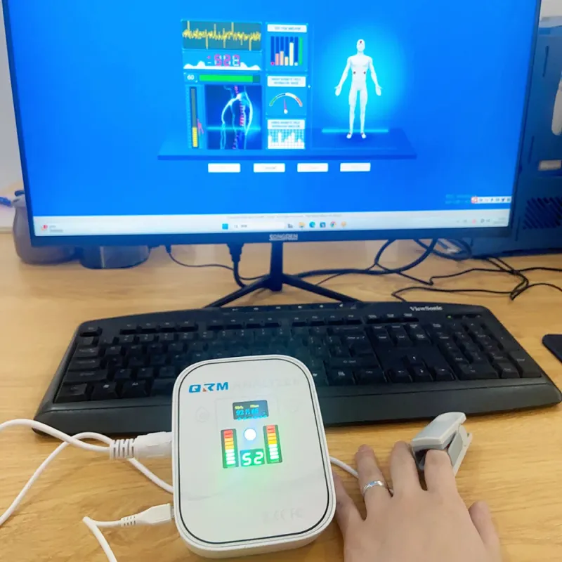 2023 Full Body Quantum Health Analyzer - Bioresonance Scanning, Heart Rate & Blood Oxygen Analysis [Health Monitor, Sub-health Test]