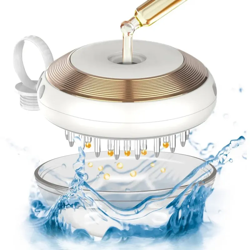 New Design Hair Loss Treatment Electric Scalp Applicator Comb with EMS Laser & Vibration Massage for Hair Regrowth