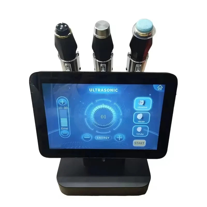 Oxy Gen+ 3-in-1 Ultrasonic RF Oxygen Facial Device | CO2 Oxygen Bubble Exfoliation & Skin Care Machine