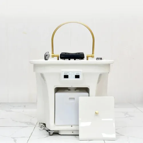 Newest Mobile Minimalistic Shampoo Chair with Water Circulation System | Beauty Head Spa & Hairdressing Furniture