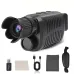 Night Vision Monocle with 5X Digital Zoom & Infrared Optics for Hunting, 300M Long Range Telescope
