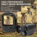 Night Vision Monocle with 5X Digital Zoom & Infrared Optics for Hunting, 300M Long Range Telescope