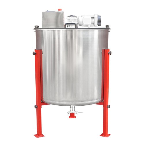220V/110V Electric Honey Extractor - 12/24 Frames Auto Reverse Reversible Beekeeping Equipment [Stainless Steel, High Efficiency]