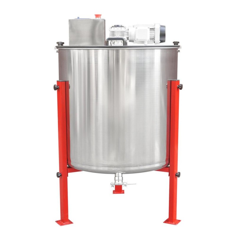 220V/110V Electric Honey Extractor - 12/24 Frames Auto Reverse Reversible Beekeeping Equipment [Stainless Steel, High Efficiency]