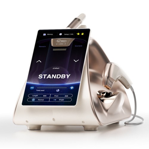 Portable 3-in-1 TT 12D HIFU Machine for Facial Lifting & Skin Firming | Anti-Aging Face Slimming Device with 10 Cartridges