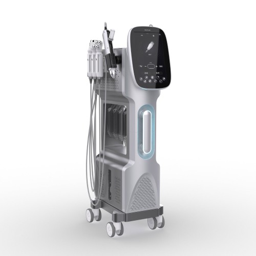 جهاز 9 في 1 لتقشير الوجه باستخدام فقاعات ثاني أكسيد الكربون لتجديد البشرة ورفعها - جهاز محمول للعناية بالبشرة