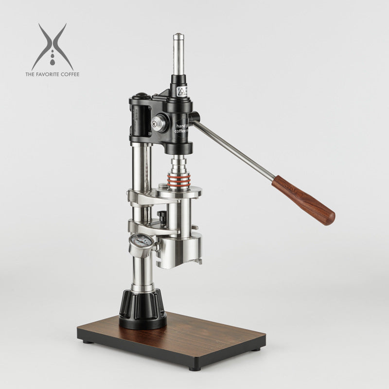 1-16 Bar Manual Lever Espresso Coffee Maker | Premium 304 Stainless Steel Hand-Pressed Coffee Machine