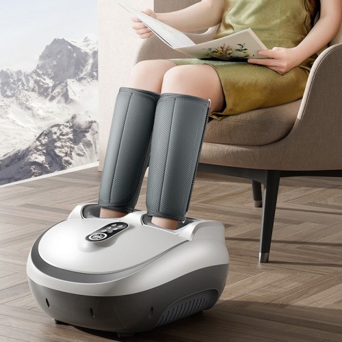 8D Multifunctional Electric Foot Massager with Kneading, Heating, Air Compression for Foot & Calf Relief - Perfect Health Care Gift