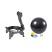 Balance Yoga Ball Chair met Roller - Explosieveilig, Veilig voor zwangerschap en fitness, Zachte elastische zitting voor thuis en op kantoor [Yoga Ball Chair, Fitnessbal, Kernkracht]