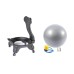 Balance Yoga Ball Chair met Roller - Explosieveilig, Veilig voor zwangerschap en fitness, Zachte elastische zitting voor thuis en op kantoor [Yoga Ball Chair, Fitnessbal, Kernkracht]