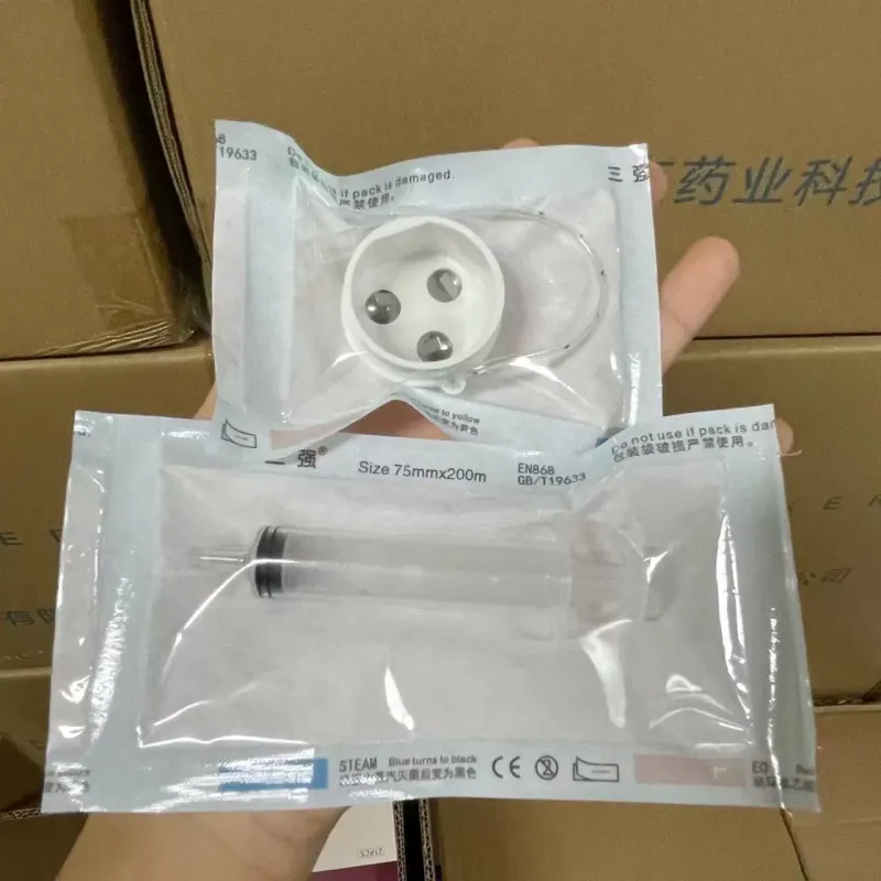 Disposable Penetration Tip with Tube & Syringe for DEP Water Mesotherapy Injector - Skin Hydration Machine Accessories [DEP Mesotherapy, Skin Hydration]