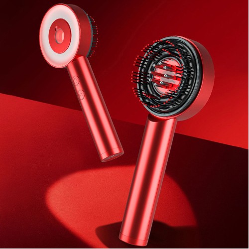 Cordless Electric Scalp Massager with IPX7 Waterproof, 3 Massage Modes, Red & Blue Light Therapy for Hair Growth & Scalp Health