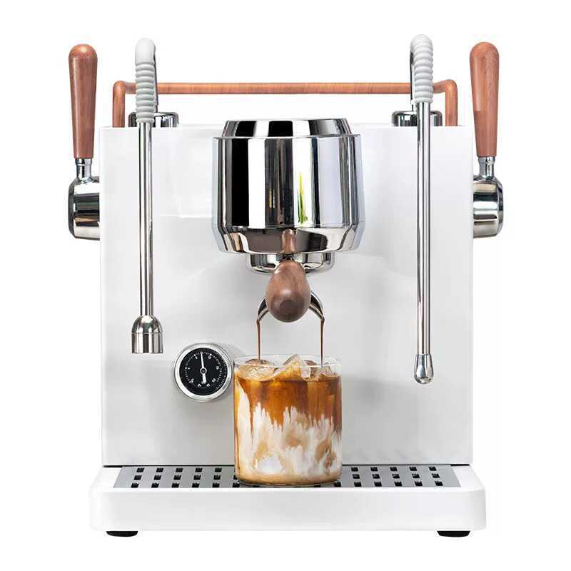 Semi-automatic Espresso Machine with Double Pumps & Three Boilers - 220V Small Commercial Coffee Maker