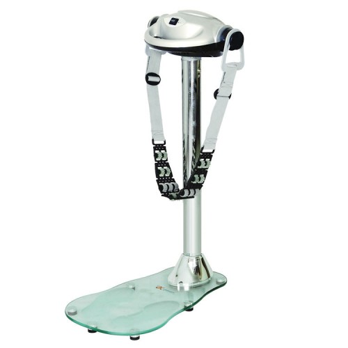 K302C zsíreltávolító masszírozógép - 300 W-os derékrázó fitneszgép 4 fokozattal, edzett üveg alappal