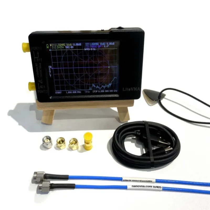 Original Hugen 50kHz ~ 6.3GHz tinyVNA - LiteVNA 62 Vector Network Analyzer with 2.8