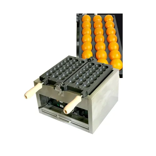 Commercial Electric Takoyaki Grill Ball Stick Maker | 1400W Waffle Skewer Machine | 18 Holes | 220V/110V