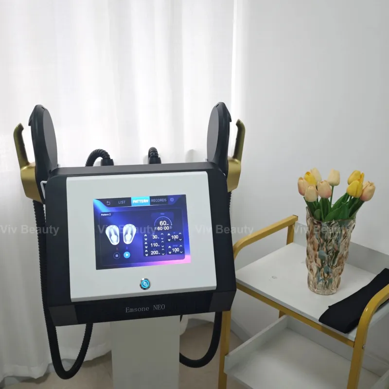 Portable EMSZONE NEO Sculpt Body Contouring 15 Tesla 200Hz Muscle Stimulator for Fat Reduction & Muscle Toning