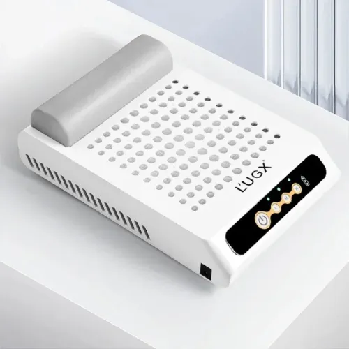 L'UGX 70W Portable Nail Dust Vacuum Cleaner - Rechargeable, Adjustable Speed, Strong Suction for Professional Nail Care