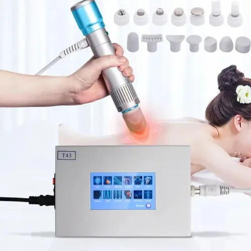 Draagbare Shockwave-therapiemachine voor pijnverlichting - Elektrische spierstimulator, fysiotherapie-apparatuur voor rugpijn, ED-behandeling en verwijdering van cellulitis [Shockwave-therapie, pijnverlichting]