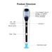 2 in 1 Ozone Plasma Mole Removal Pen with LCD Display - Freckle, Dark Spot, Wart & Tattoo Remover Machine