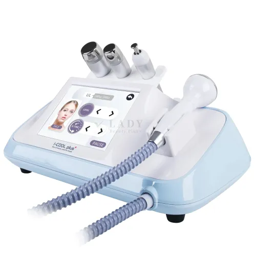 i-COOL Plus Professional 3/10MHz 1/3MHz 4MHz Skin Tightening & Face Lifting Beauty Machine for Anti-Aging & Skin Rejuvenation