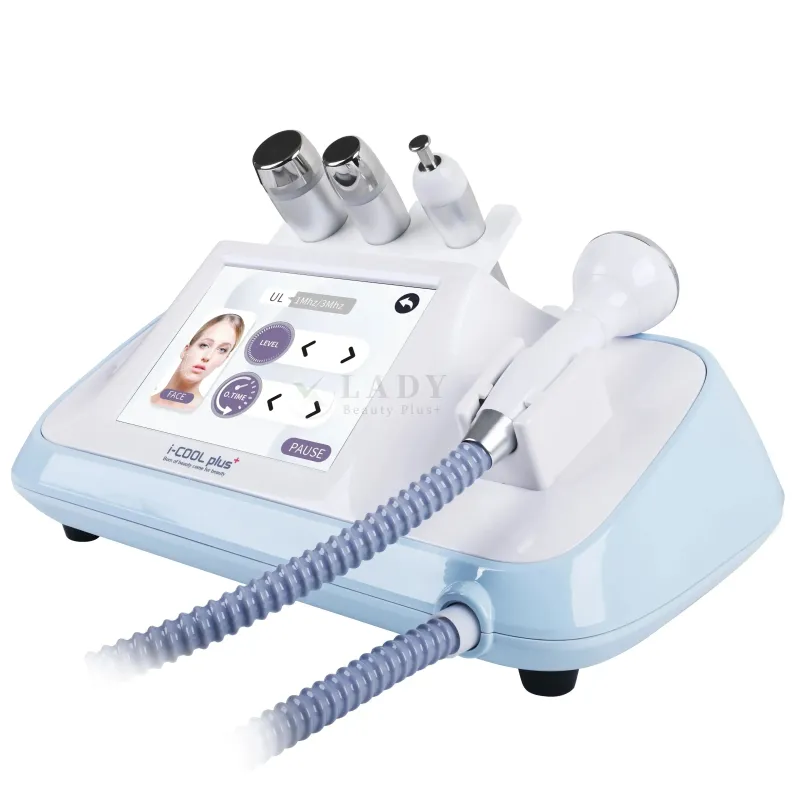 i-COOL Plus Professional 3/10MHz 1/3MHz 4MHz Skin Tightening & Face Lifting Beauty Machine for Anti-Aging & Skin Rejuvenation