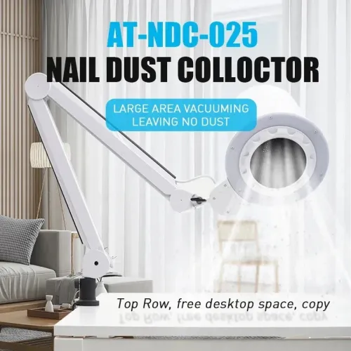 Professional 4blanc OEM Two-in-One Shadowless Lamp & Nail Dust Collector for Nail Salons [Shadowless Lamp, Nail Dust Collector]