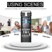 Professionele spraakgestuurde digitale audiorecorder 8 GB/16 GB/32 GB, USB non-stop 100 uur opname, PCM 1536 kbps, externe microfoon