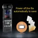 Professionele spraakgestuurde digitale audiorecorder 8 GB/16 GB/32 GB, USB non-stop 100 uur opname, PCM 1536 kbps, externe microfoon