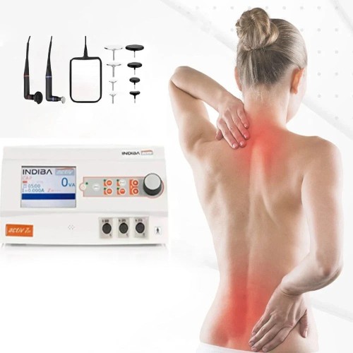 Indiba Activ Therapy 448kHz Tecar Physiotherapy RF Body Care System for Weight Loss & Pain Relief