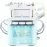 7 in 1 H2O2 Water Oxygen Jet Peel Hydro Beauty Facial Machine per la pulizia della pelle, l'idratazione e l'anti-invecchiamento [idrofacciale, Aqua Peeling]